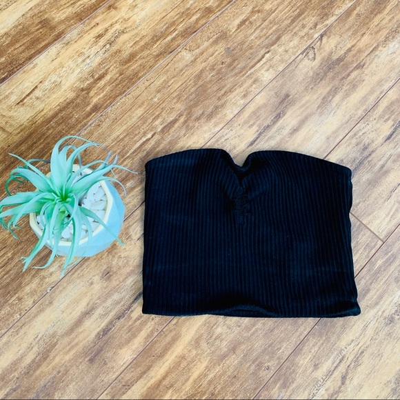 ๐ ARITZIA WILFRED GABY BLACK TUBE TOP - Picture 2 of 5